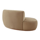 Modway Rialta Curved Left-Arm Performance Velvet Sectional Loveseat