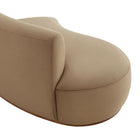 Modway Rialta Curved Left-Arm Performance Velvet Sectional Loveseat