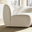 Modway Rialta Curved Armless Performance Velvet Sectional Loveseat