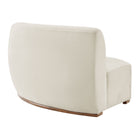 Modway Rialta Curved Right-Arm Performance Velvet Sectional Loveseat