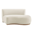 Modway Rialta Curved Right-Arm Performance Velvet Sectional Loveseat