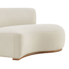 Modway Rialta Curved Right-Arm Performance Velvet Sectional Loveseat