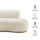 Modway Rialta Curved Right-Arm Performance Velvet Sectional Loveseat