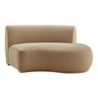 Modway Rialta Curved Right-Arm Performance Velvet Sectional Loveseat