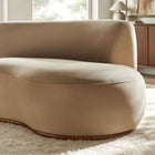 Modway Rialta Curved Right-Arm Performance Velvet Sectional Loveseat