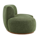 Modway Rialta Curved Left-Arm Slub Weave Fabric Sectional Loveseat