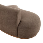 Modway Rialta Curved Left-Arm Slub Weave Fabric Sectional Loveseat