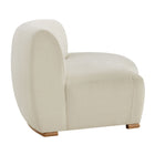 Modway Rialta Curved Right-Arm Slub Weave Fabric Sectional Loveseat
