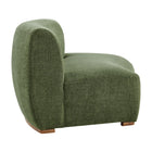 Modway Rialta Curved Right-Arm Slub Weave Fabric Sectional Loveseat