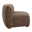 Modway Rialta Curved Right-Arm Slub Weave Fabric Sectional Loveseat