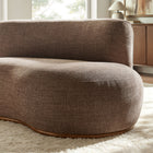 Modway Rialta Curved Right-Arm Slub Weave Fabric Sectional Loveseat