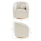 Modway Holland Swivel Chenille Fabric Armchair