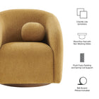 Modway Holland Swivel Chenille Fabric Armchair