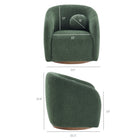 Modway Holland Swivel Chenille Fabric Armchair
