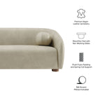 Modway Holland 85" Vegan Leather Sofa