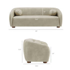 Modway Holland 85" Vegan Leather Sofa