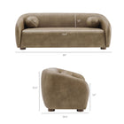 Modway Holland 85" Vegan Leather Sofa