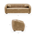 Modway Holland 85" Vegan Leather Sofa