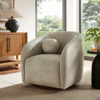 Modway Holland Swivel Vegan Leather Armchair