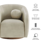 Modway Holland Swivel Vegan Leather Armchair