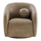 Modway Holland Swivel Vegan Leather Armchair
