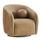 Modway Holland Swivel Vegan Leather Armchair