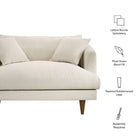 Modway Zoya Down Filled Overstuffed Boucle Chair-and-a-Half
