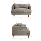 Modway Zoya Down Filled Overstuffed Boucle Chair-and-a-Half