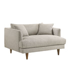Modway Zoya Down Filled Overstuffed Boucle Chair-and-a-Half