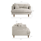 Modway Zoya Down Filled Overstuffed Boucle Chair-and-a-Half
