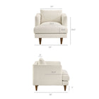 Modway Zoya Down Filled Overstuffed Boucle Armchair