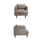 Modway Zoya Down Filled Overstuffed Boucle Armchair