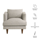 Modway Zoya Down Filled Overstuffed Boucle Armchair