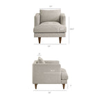 Modway Zoya Down Filled Overstuffed Boucle Armchair