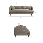 Modway Zoya Down Filled Overstuffed Boucle Sofa
