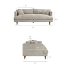 Modway Zoya Down Filled Overstuffed Boucle Sofa