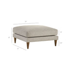 Modway Zoya Down Filled Overstuffed Boucle Ottoman