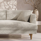 Modway Zoya Left-Facing Down Filled Overstuffed Boucle Sectional Sofa