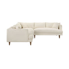 Modway Zoya 3 Piece Down Filled Overstuffed Boucle Sectional Sofa