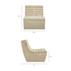 Modway Corbin Performance Fleece Armless Accent Chair
