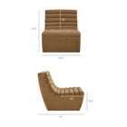 Modway Corbin Performance Fleece Armless Accent Chair