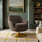 Modway Quimby Melange Chenille Swivel Accent Chair