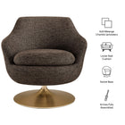 Modway Quimby Melange Chenille Swivel Accent Chair