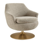 Modway Quimby Melange Chenille Swivel Accent Chair