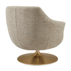 Modway Quimby Melange Chenille Swivel Accent Chair