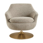 Modway Quimby Melange Chenille Swivel Accent Chair