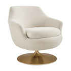 Modway Quimby Melange Chenille Swivel Accent Chair