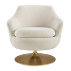 Modway Quimby Melange Chenille Swivel Accent Chair