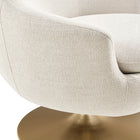 Modway Quimby Melange Chenille Swivel Accent Chair