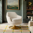 Modway Quimby Melange Chenille Swivel Accent Chair